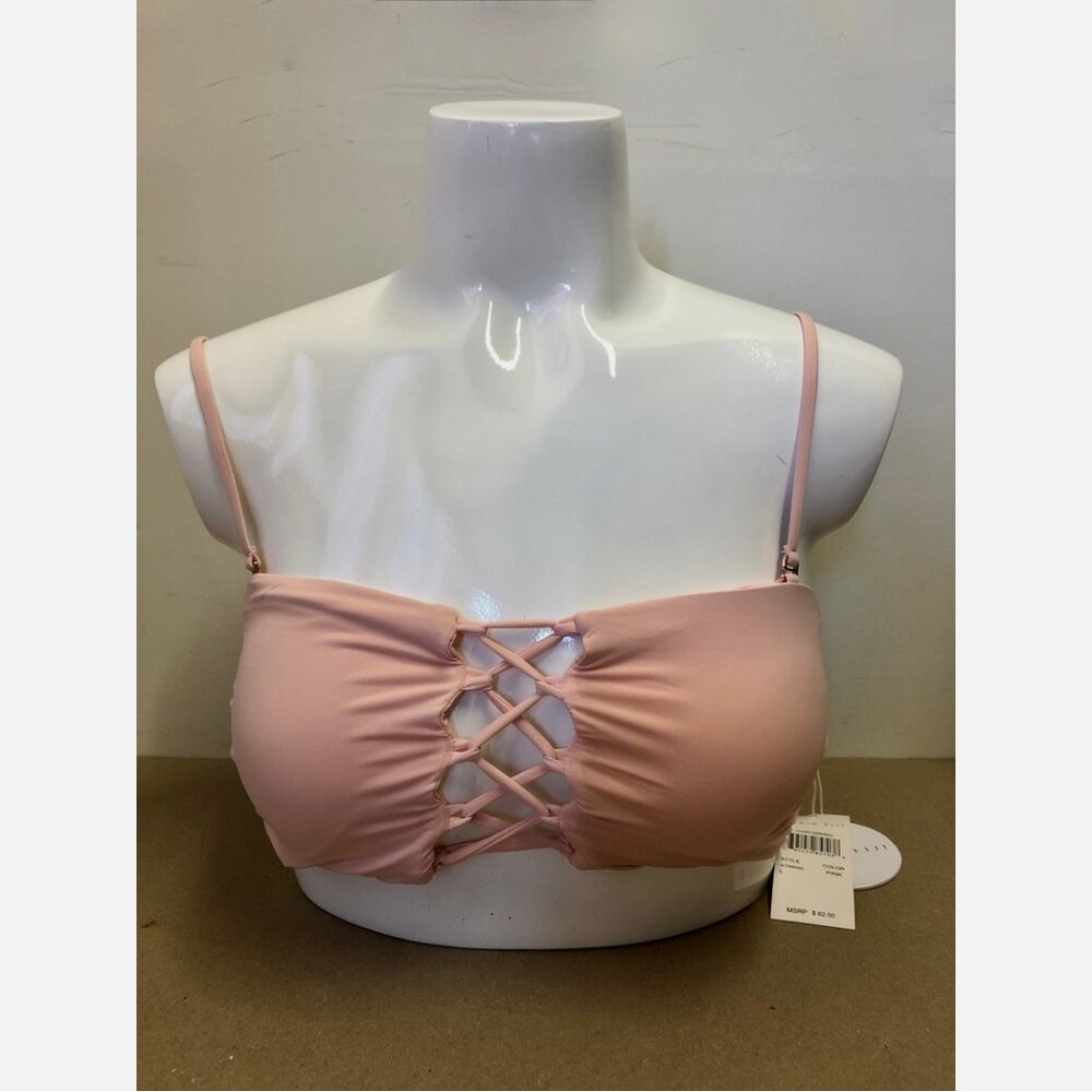 Radio Fiji Cowry Lace Up  Bikini Top